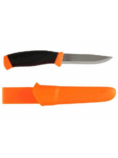 Нож Morakniv Companion F Serrated, нержавеющая сталь, 11829