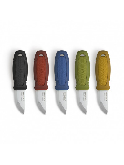 Нож Morakniv Eldris, нержавеющая сталь, цвет красный, с ножнами, 13517